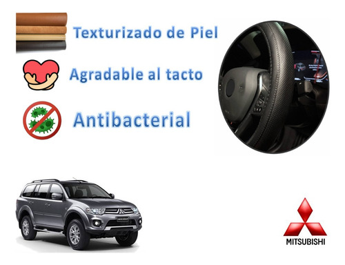 Tapetes Logo Mitsubishi + Cubre Volante Montero Sport 18a23 Foto 6