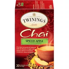  Twinings Spice Apple Chai Té Negro Manzana London Importado