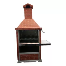 Parrilla Simil Ladrillo De 1 M Mesada De Material Ceramica