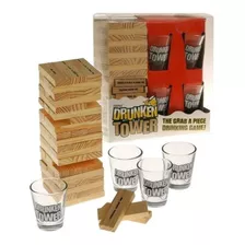 Juego De Mesa Tragos Shots En Ingles Drunken + 4 Vasos