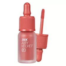 Labial Coreano Peripera Ink Airy Velvet Cartoon Coral Mate