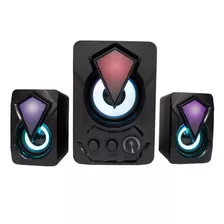 Parlantes Gamer 2.1 G3 Rgb Para Pc / Portátil, 11 Watts Rms