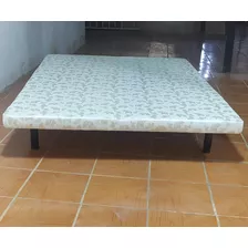 Box Spring (base De Metal) Individual/matrimonial/queen/king