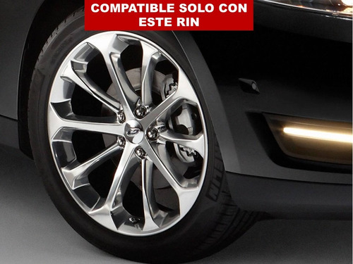 Kit De Centros De Rin Ford Taurus 2010-2015 Cromado Foto 4