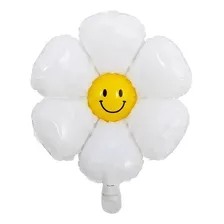 10 Balão Flor Branca 45cm + Varetas Festa Decoração Jardim