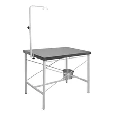 Mesa Cirúrgica/atendimento Veterinária Inox C/ Balde 