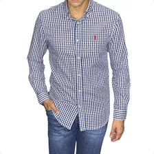 Camisa Xadrez Masculina Manga Longa Original