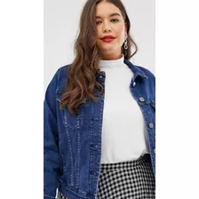 Campera De Jeans Elastizadas Talles Grandes Azul Oscuro