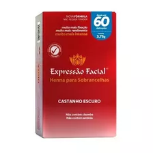 Henna Expressão Facial Castanho Escuro Plus 3,75g