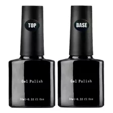 Top Coat Más + Base Coat Para Esmaltes Semipermanentes Semi