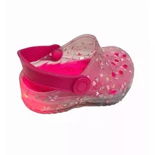 Babuche Infantil Juju Coração Pantufa Com Led Pink