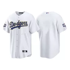 Camiseta Local De Los Angeles Dodgers Platinum Edition