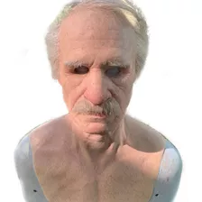 Máscara De Hombre Viejo, Látex 3d Realista De Halloween