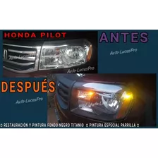 Reparación Fondo Negro Titanio Faros Focos Honda Pilot