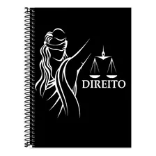 Caderno Escolar Direito 20 Matérias 400 Folhas