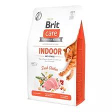 Brit Care Alimento Gato Grain Free Indoor Anti Estres 2kg