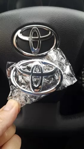 Logo Insignia Volante Toyota 64mm X 43mm Foto 2