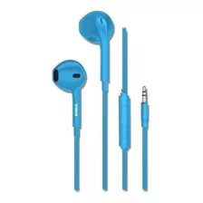 Auriculares Soul S389, Manos Libres Con Micrófono, Color Celeste