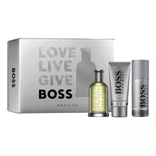 Conjunto Hugo Boss Boss Bottled Edt 100 Ml + Sg 100 Ml + Deo 150 Ml