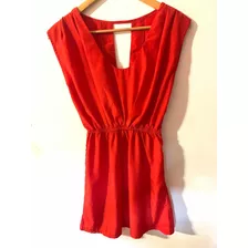 Vestido Rojo Seda Divino Talle S