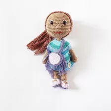Boneca Olivia Brinquedo De Crochê Amigurumi 100% Artesanal
