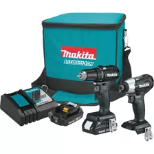 Combo Rotomartillo Llave De Impacto 18v Cx200rb Makita Color Gris Frecuencia 60 Mhz