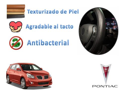 Respaldo + Cubre Volante Piel Pontiac Vibe 2003 A 2009 2010 Foto 5