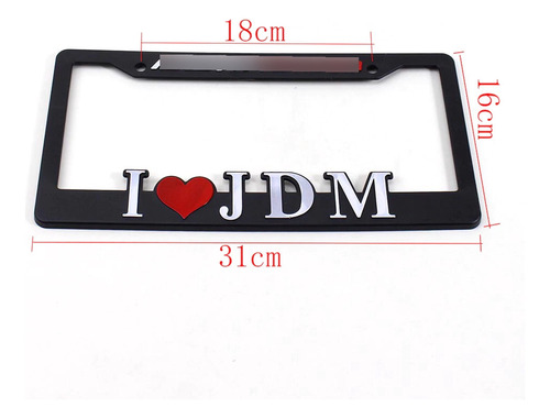 Porta Placas Jdm Japon Honda Nissan Toyota Tuning Racing Foto 3