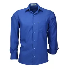 Camisa Amil Microleve Não Amassa Manga Longa Com Bolso Luxo