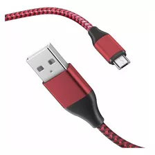 Cable De Carga De Usb A Micro Usb - Rojo De 5 Pies
