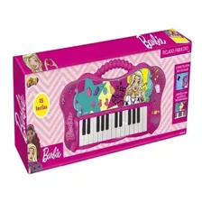 Teclado Fabuloso Da Barbie Com Função Mp3 F0004-6 - Fun Cor Rosa