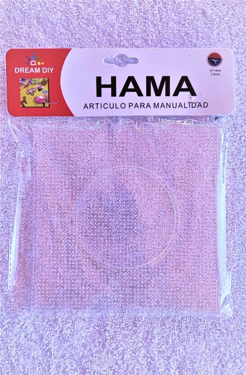 Pack 4 Placas Cuadradas 2.6mm Hama/arktal/perler Beads