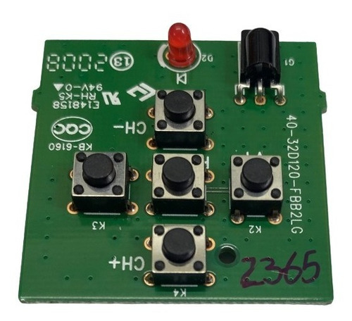 Botonera Evl 32evlsm 55evls4 43evlsm 40-32d120-fbb2LG