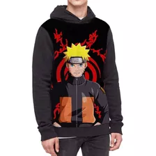 Moletom Com Capuz Naruto Uzumaki Simbolo Do Selamento Ref473