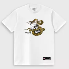 Camiseta Streetwear Off-y White Snake
