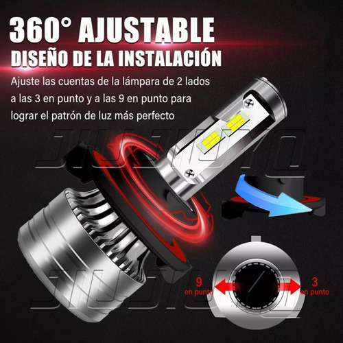 Kit De Faros Led 40000lm Para 2010-2012 Dodge Caliber Foto 5