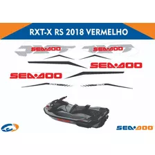 Kit Adesivo Seadoo Rxt-x Rs 2018 Vermelho