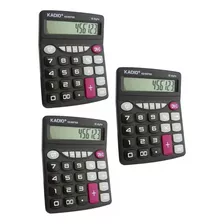 X3 Calculadora 12 Digitos Calculadora Solar Calculadora Kadi Color Negro