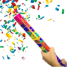 Lanza Confetti Cañón Fiestas Eventos Cumpleaños 40cm