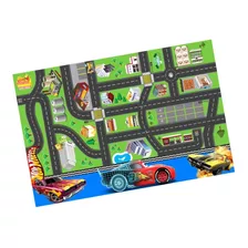 Pista Carros City Kids Tapete Tecidobrincar 1,x0,80 Infantil