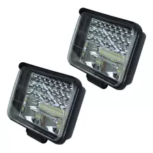 Par Farol Auxiliar Universal 144w Retangular Jeep Caminhao