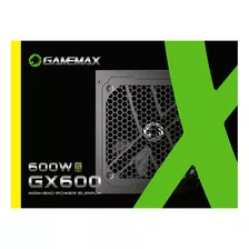 Gamemax Gx-series 6x600 Fonte De Alimentação 80 Plus Gold 600w Con Preto 110v/220v