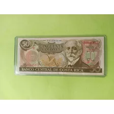 Billete 5d 1978 Costa Rica, Primera Fecha Muy Buen Estado.