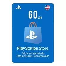 Tarjeta Playstation Gift Card 60 Usd ¡entrega Rápida!