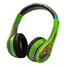 Auriculares Ekids Tm-b52 Inalambricos Color Verde