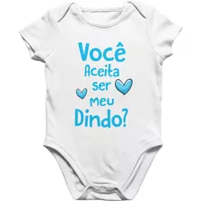 Body Bebê Infantil Você Aceita Ser Meu Dindo