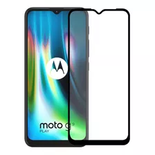 Película 3d Full Cover + Capa Anti Shock Moto G9 Play Xt2083