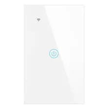 Interruptor Inteligente Wifi Sencillo Con Y Sin Neutro Blanc