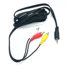 Cable Mini Plug 3,5mm 4 Polos / 3 Rca 2 Mts