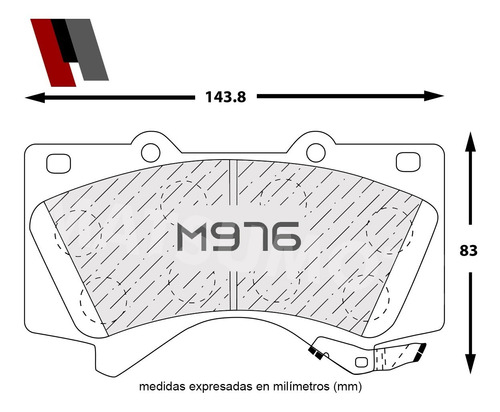 Pastillas De Freno Delantera Toyota Sequoia 4.7i V8 32v 2007 Foto 3